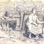Язэп Драздовіч. Выраб самагону ў вёсцы. Арыгінал. 1923