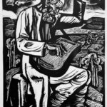 Барыс Забораў. Ілюстрацыя да кнігі Янка Купала. Выбраная лірыка. 1967. Аўтарскі адбітак
