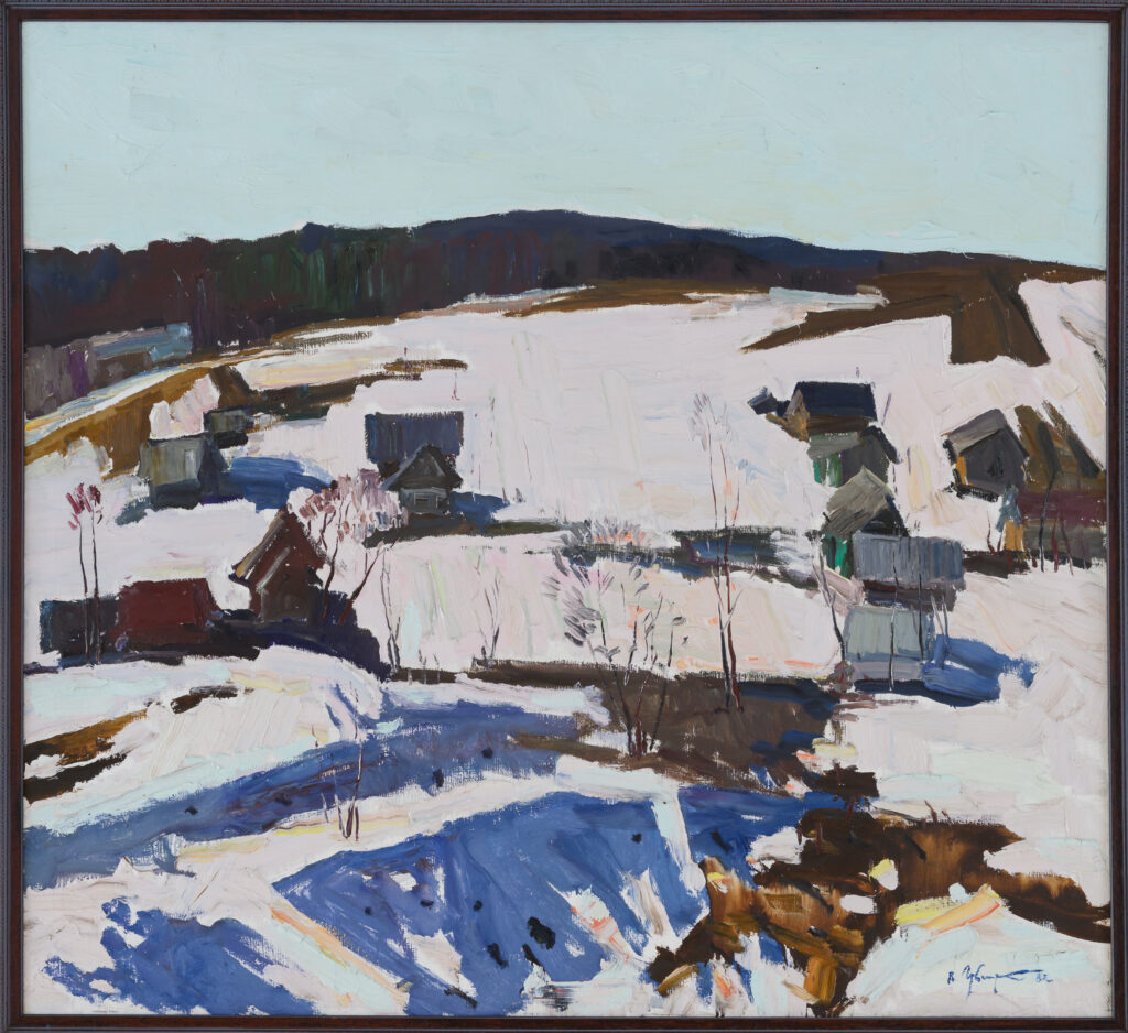 Віталь Цьвірка. Зімовы пэйзаж ІI. 1982