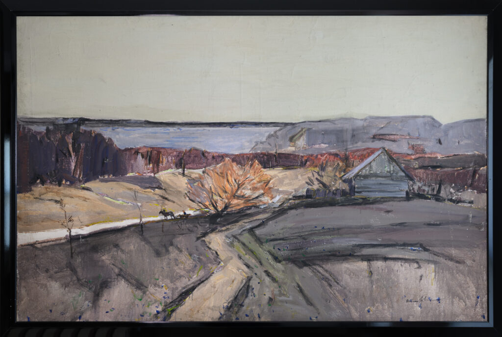 Vital Ćvirka. Landscape. Oil on canvas. 1980s