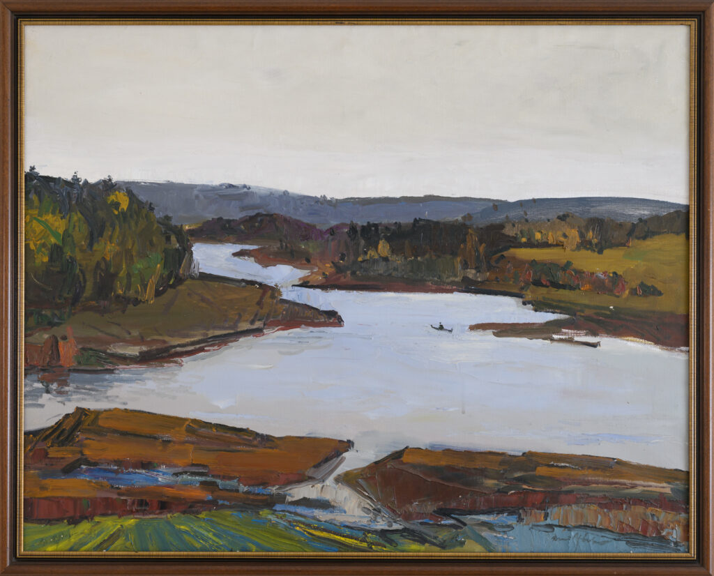 Vital Ćvirka. Landscape. Oil on canvas. 1983